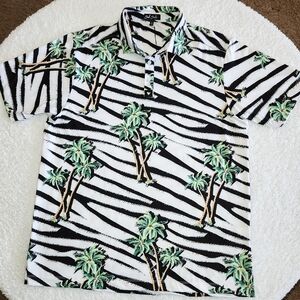 Bad Birdie Summer Safari Golf Polo Shirt XL NWT